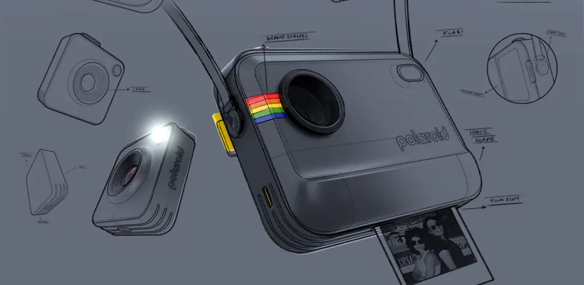 Модульная концепция мгновенной камеры Polaroid DUO